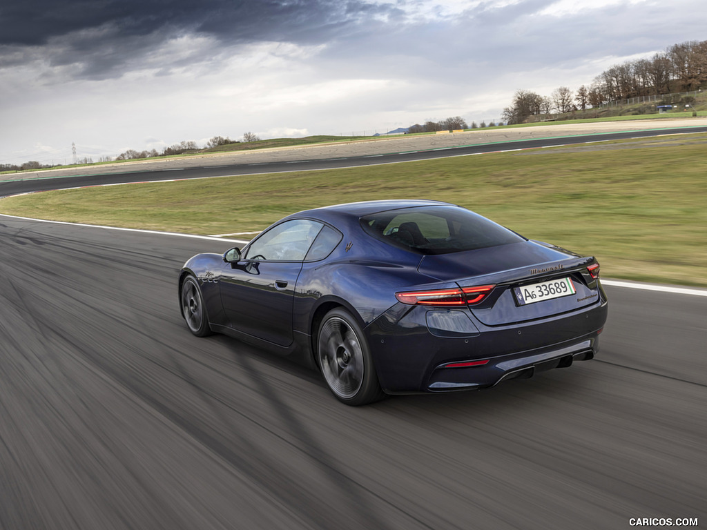 2023 Maserati GranTurismo Folgore (Color: Blu Nobile) - Rear Three-Quarter