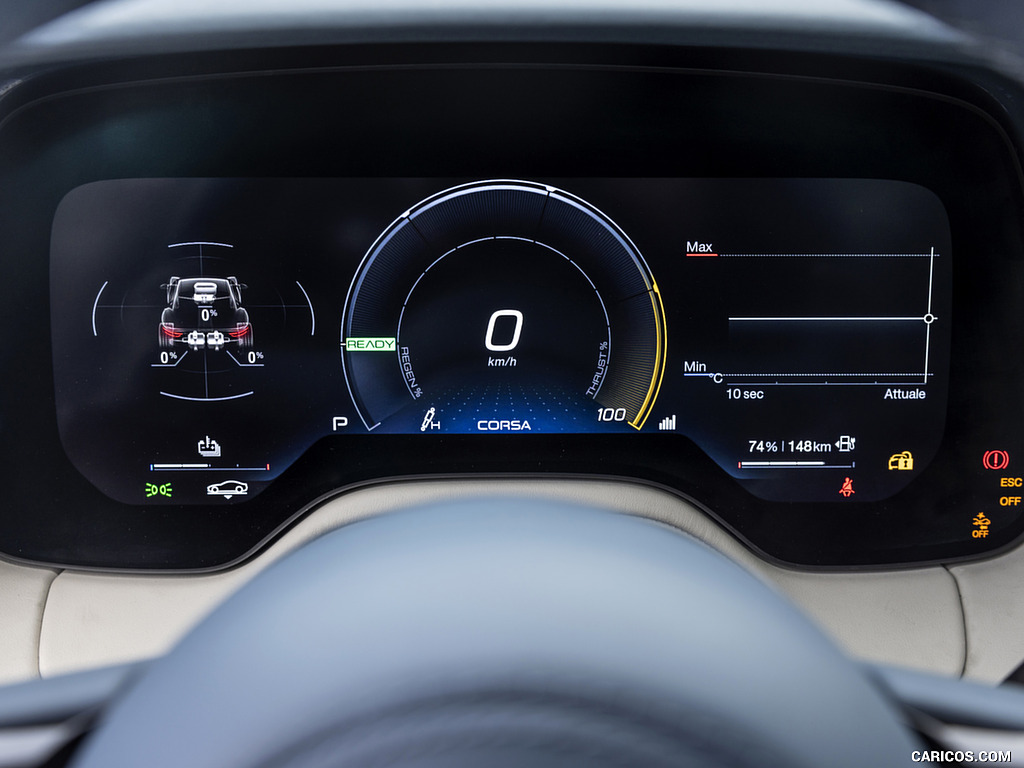 2023 Maserati GranTurismo Folgore (Color: Copper Glance) - Digital Instrument Cluster