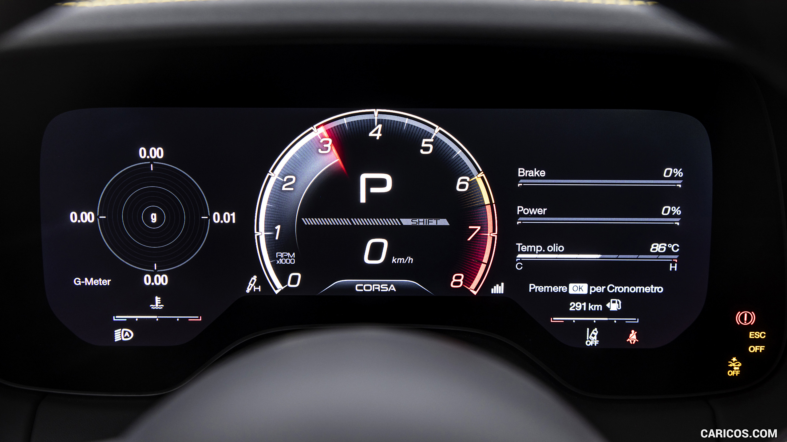 2023 Maserati GranTurismo Trofeo (Color: Giallo Corse) - Digital Instrument Cluster, #41 of 223