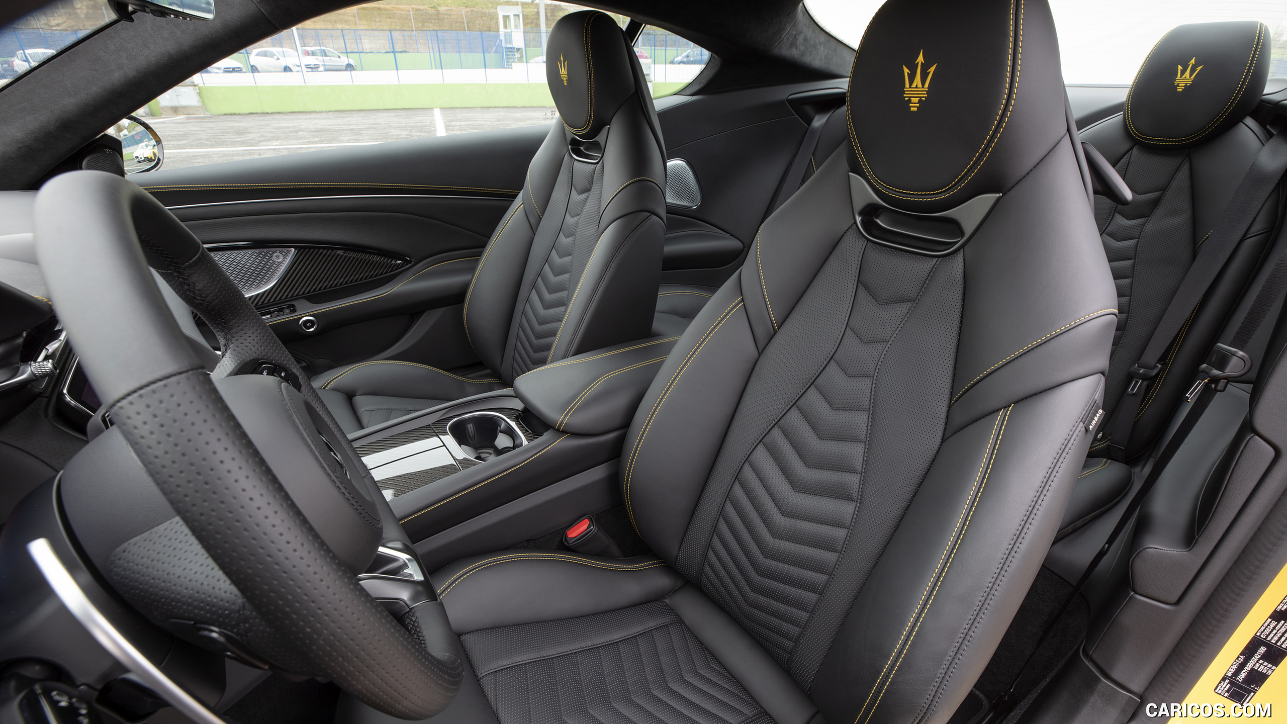 2023 Maserati GranTurismo Trofeo (Color: Giallo Corse) - Interior, Front Seats, #65 of 223