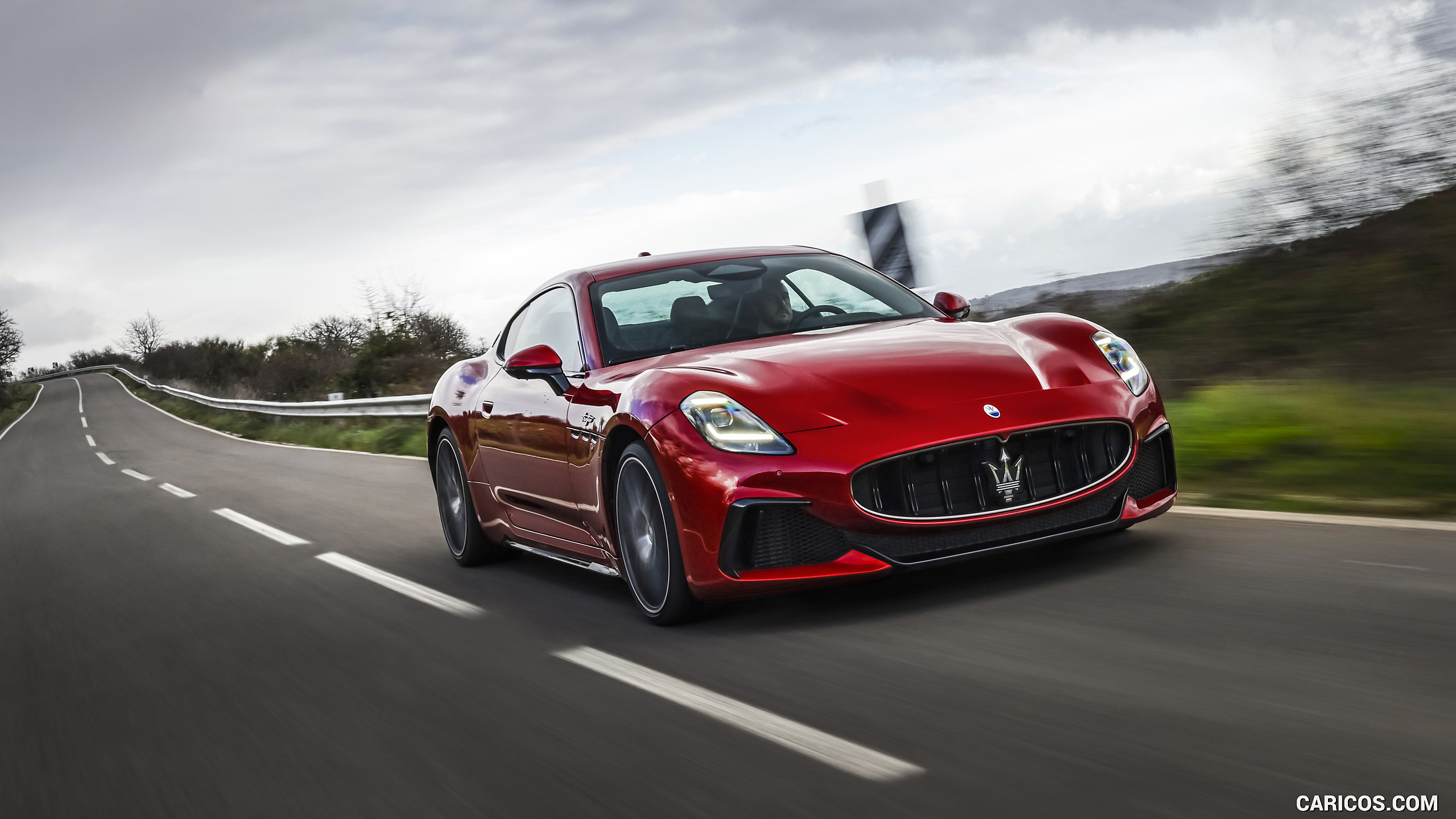 2023 Maserati GranTurismo Trofeo (Color: Rosso Gran Turismo) - Front Three-Quarter, #69 of 223