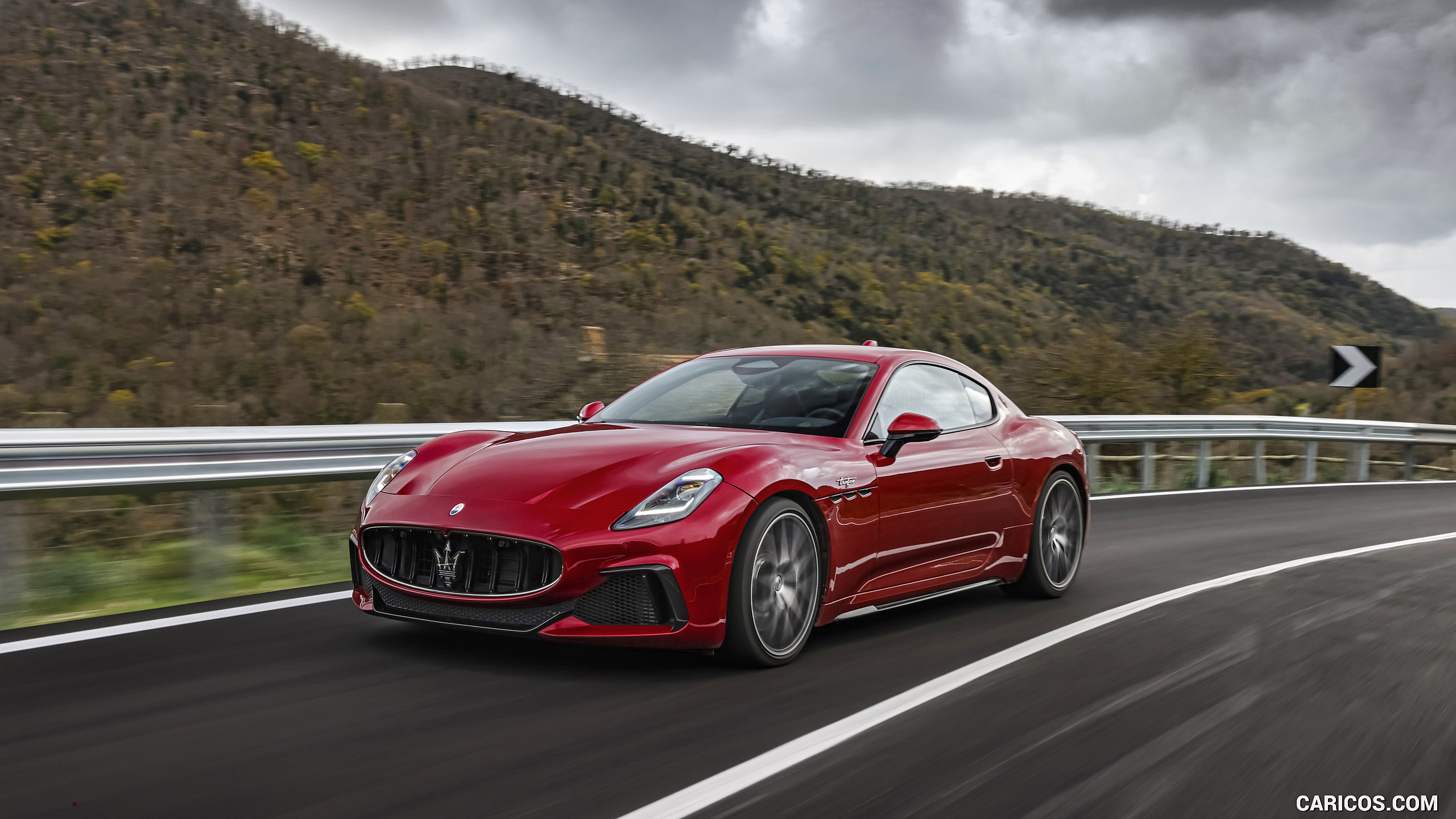 2023 Maserati GranTurismo Trofeo (Color: Rosso Gran Turismo) - Front Three-Quarter, #76 of 223