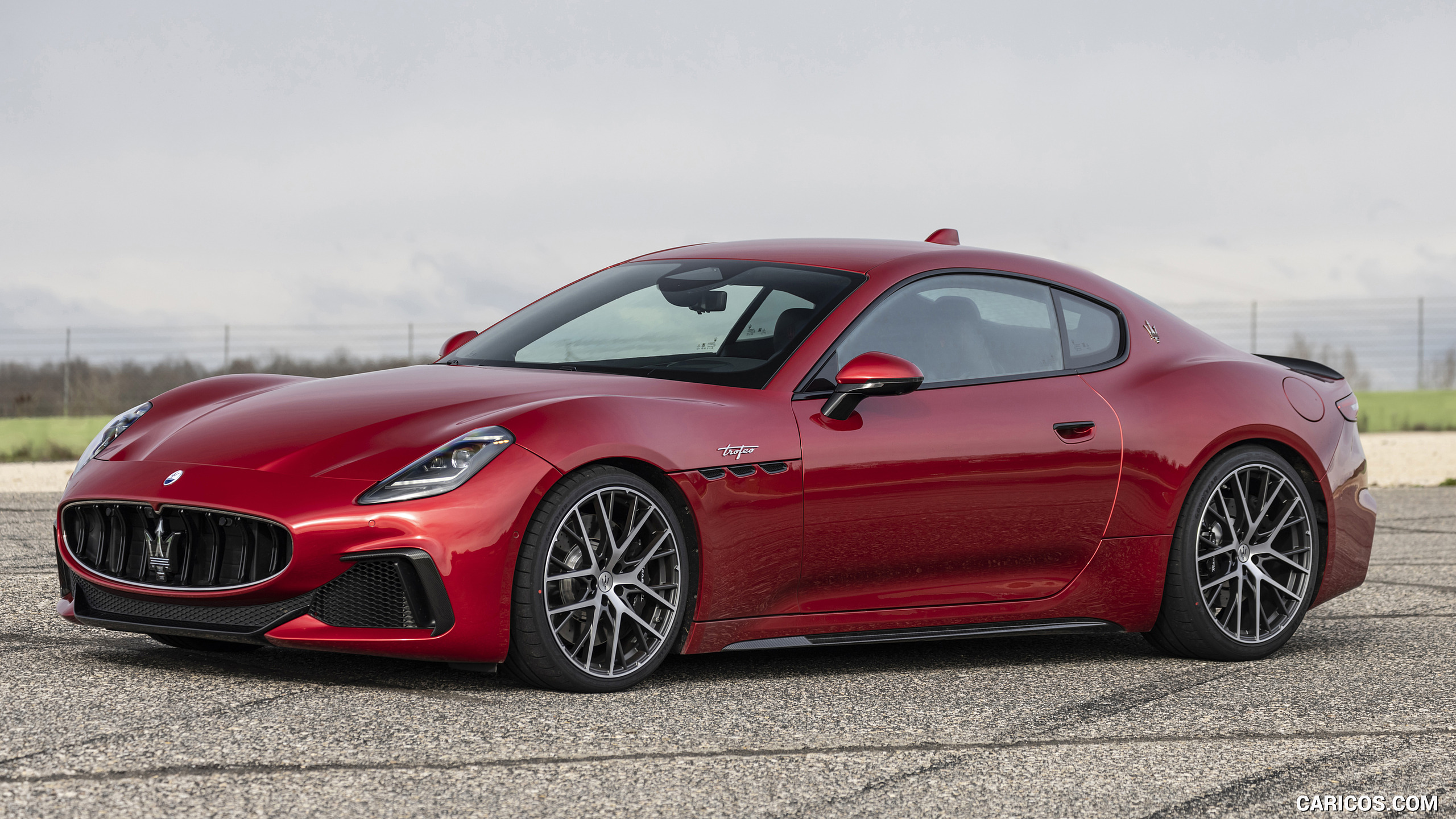 2023 Maserati GranTurismo Trofeo (Color: Rosso Gran Turismo) - Front Three-Quarter, #102 of 223