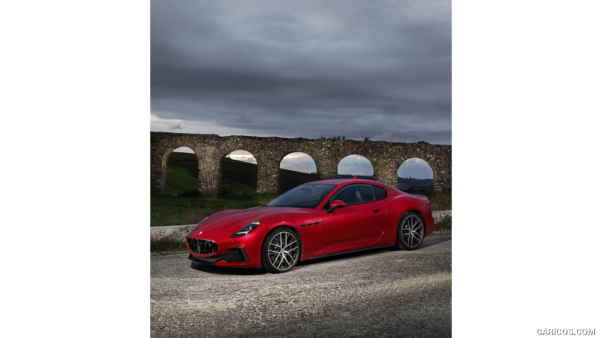 2023 Maserati GranTurismo Trofeo (Color: Rosso Gran Turismo) - Front Three-Quarter, #108 of 223