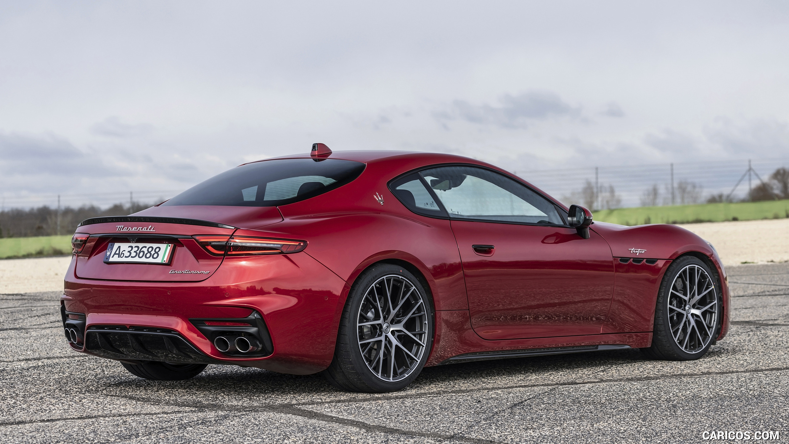 2023 Maserati GranTurismo Trofeo (Color: Rosso Gran Turismo) - Rear Three-Quarter, #105 of 223