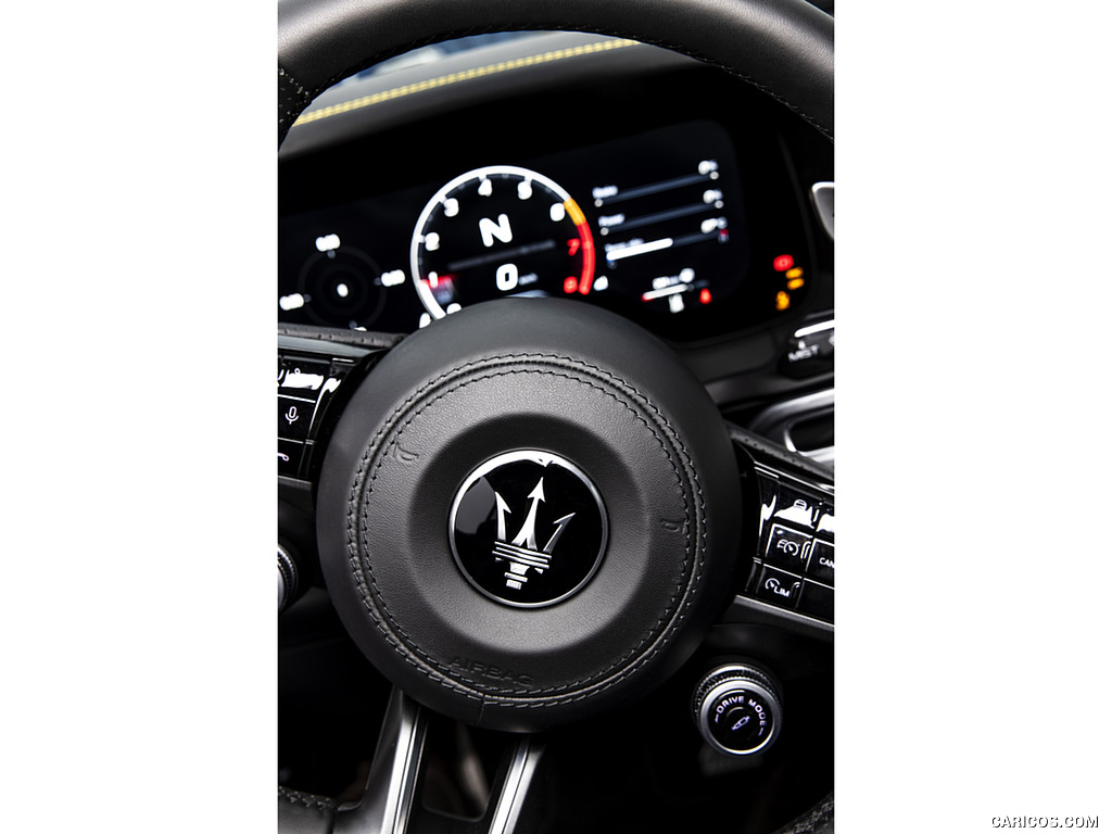 2023 Maserati GranTurismo Trofeo (Color: Giallo Corse) - Digital Instrument Cluster