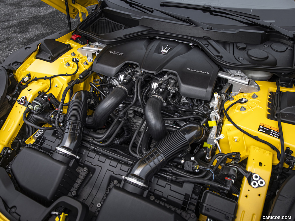 2023 Maserati GranTurismo Trofeo (Color: Giallo Corse) - Engine