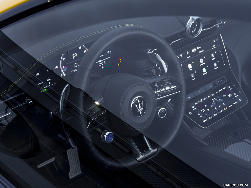 2023 Maserati GranTurismo Trofeo (Color: Giallo Corse) - Interior, Detail