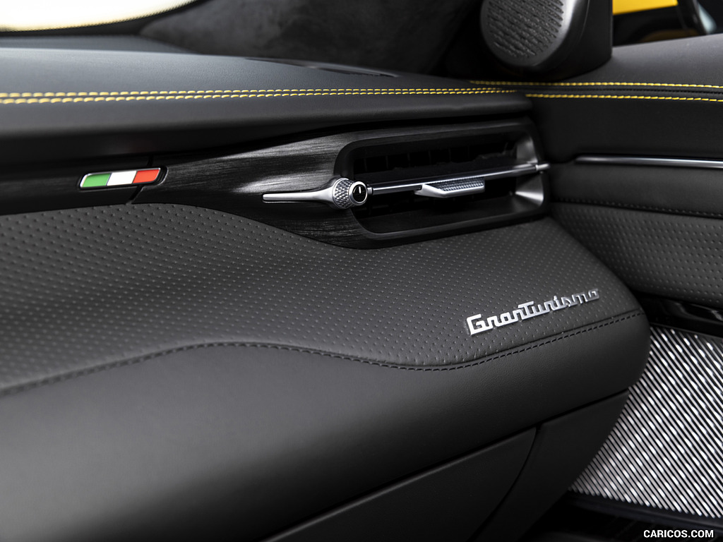 2023 Maserati GranTurismo Trofeo (Color: Giallo Corse) - Interior, Detail