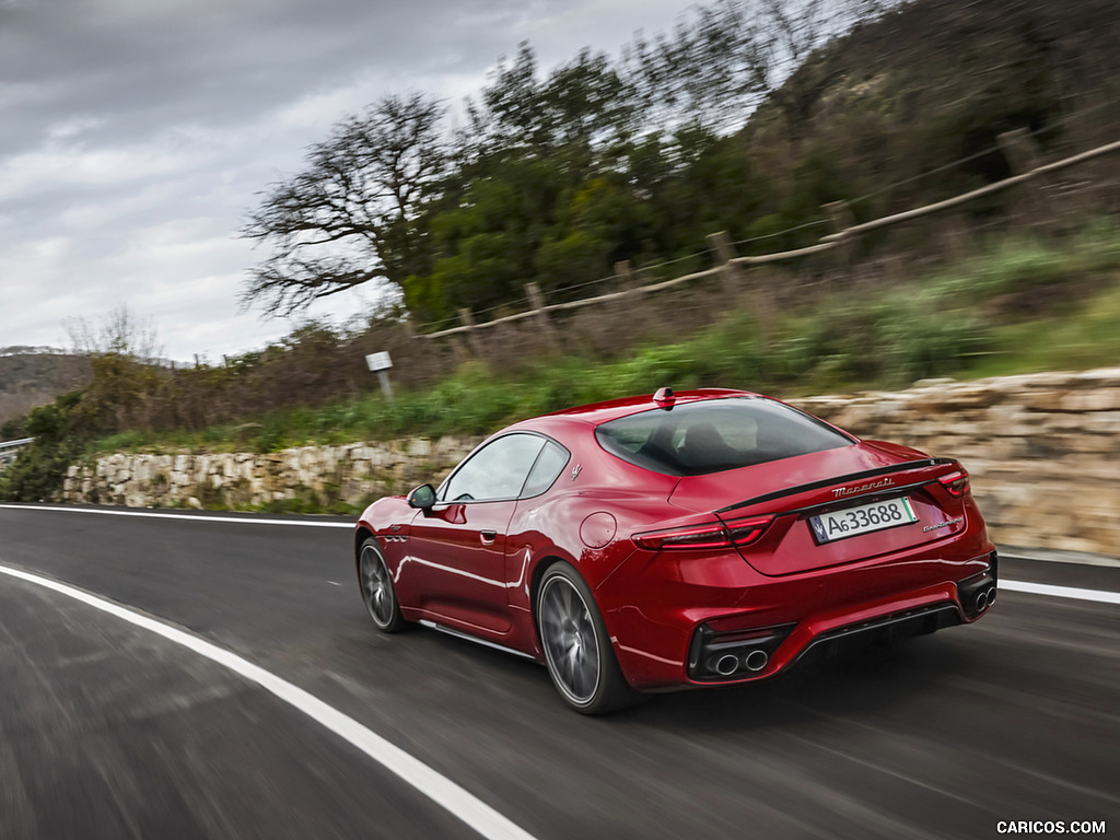 2023 Maserati GranTurismo Trofeo (Color: Rosso Gran Turismo) - Rear Three-Quarter