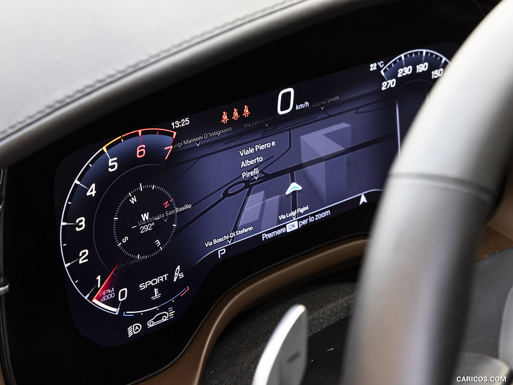 2023 Maserati Grecale GT (Color: Bronzo Opaco) - Digital Instrument Cluster