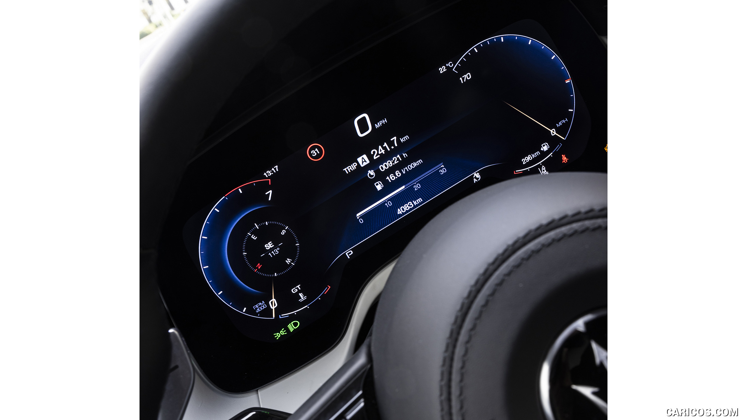 2023 Maserati Grecale Modena (Color: Grigio Cangiante) - Digital Instrument Cluster, #231 of 245