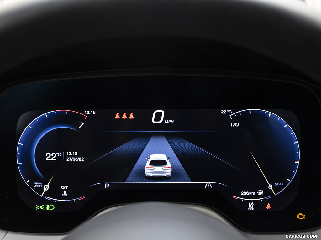 2023 Maserati Grecale Modena (Color: Grigio Cangiante) - Digital Instrument Cluster