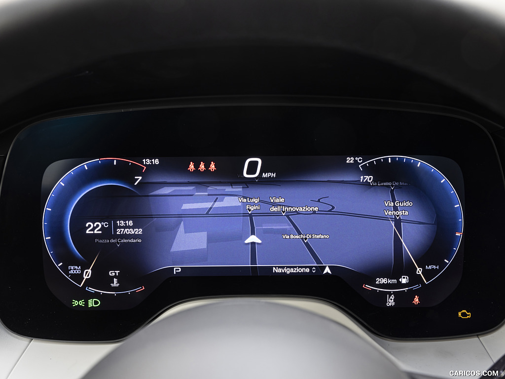 2023 Maserati Grecale Modena (Color: Grigio Cangiante) - Digital Instrument Cluster