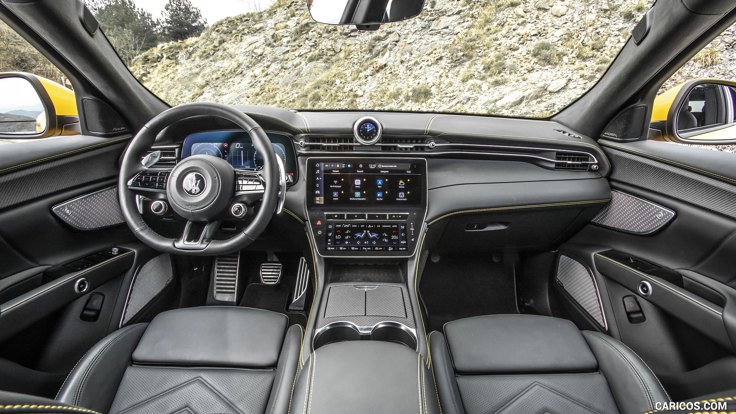 2023 Maserati Grecale Trofeo (Color: Giallo Corse) - Interior, Cockpit, #90 of 245