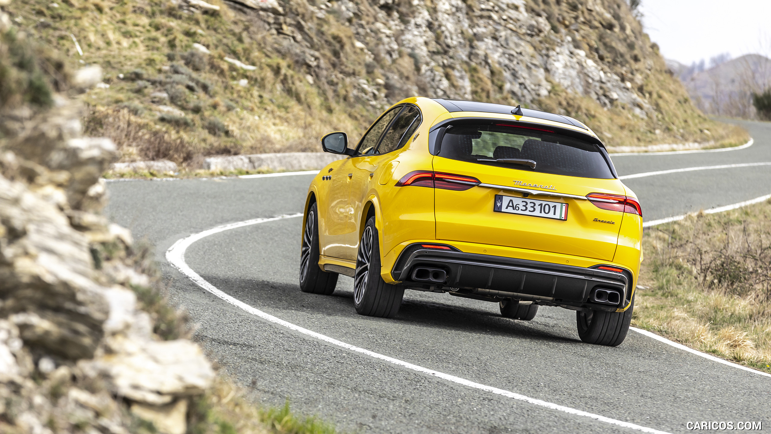 2023 Maserati Grecale Trofeo (Color: Giallo Corse) - Rear, #60 of 245