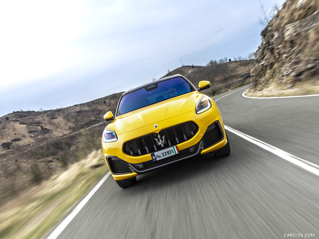 2023 Maserati Grecale Trofeo (Color: Giallo Corse) - Front