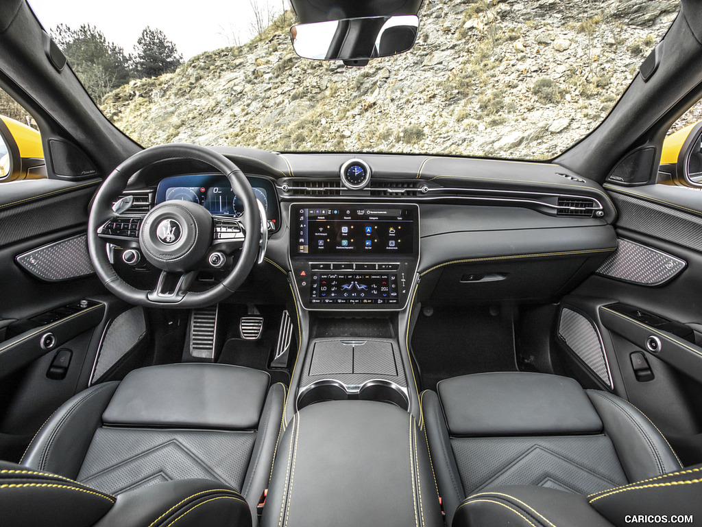 2023 Maserati Grecale Trofeo (Color: Giallo Corse) - Interior, Cockpit