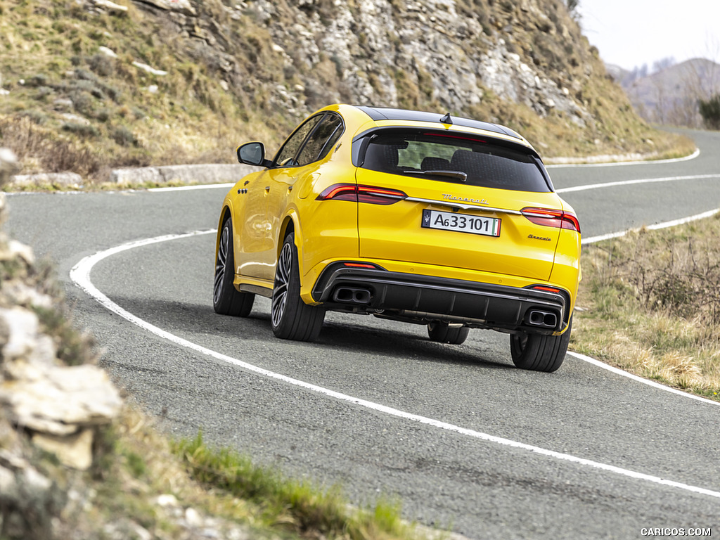 2023 Maserati Grecale Trofeo (Color: Giallo Corse) - Rear