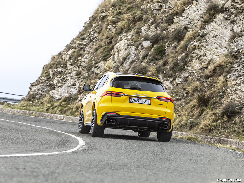 2023 Maserati Grecale Trofeo (Color: Giallo Corse) - Rear