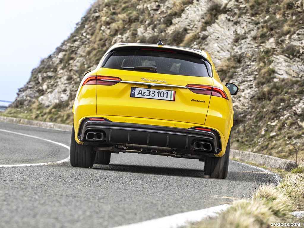 2023 Maserati Grecale Trofeo (Color: Giallo Corse) - Rear