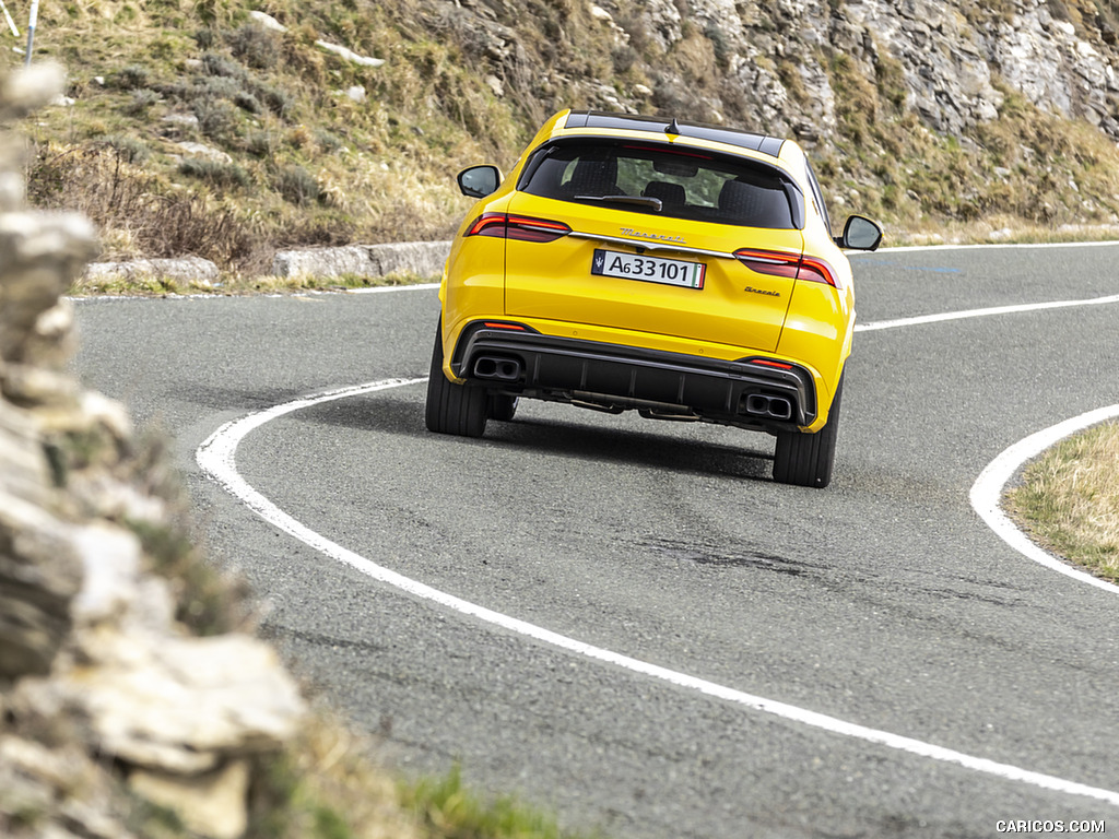 2023 Maserati Grecale Trofeo (Color: Giallo Corse) - Rear