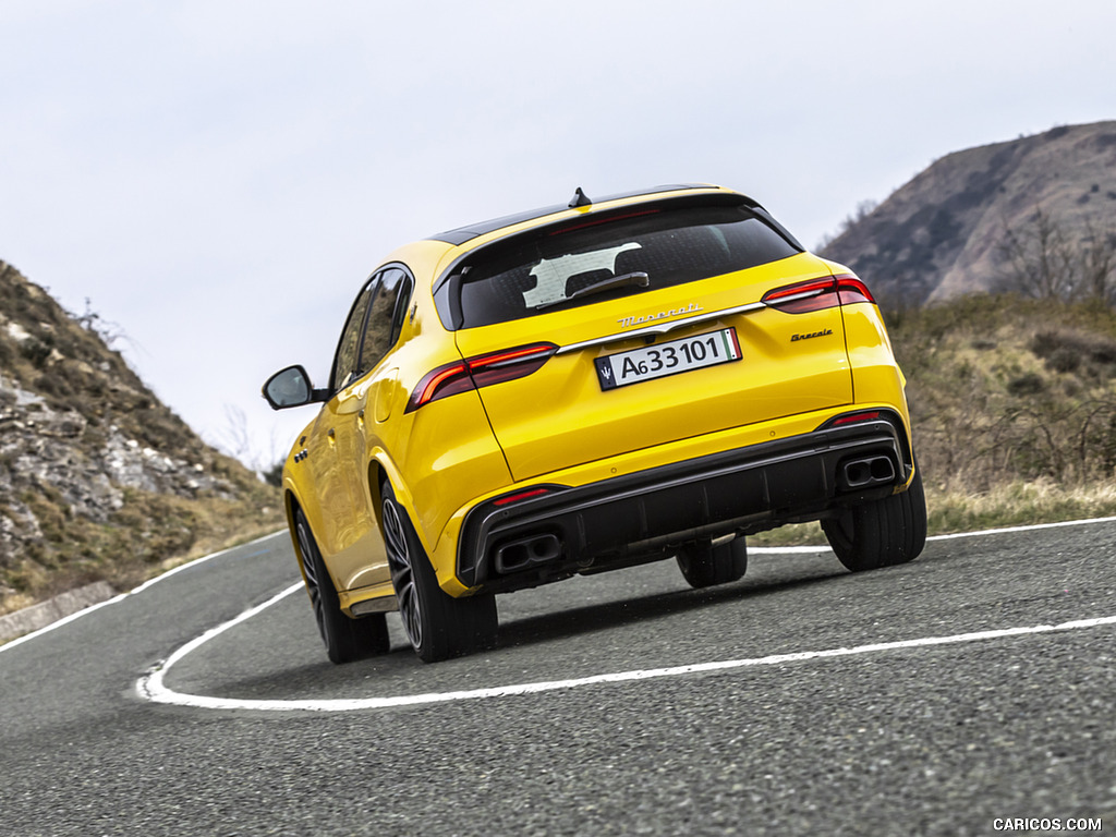 2023 Maserati Grecale Trofeo (Color: Giallo Corse) - Rear