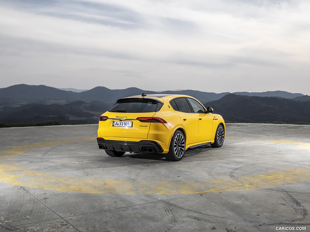 2023 Maserati Grecale Trofeo (Color: Giallo Corse) - Rear