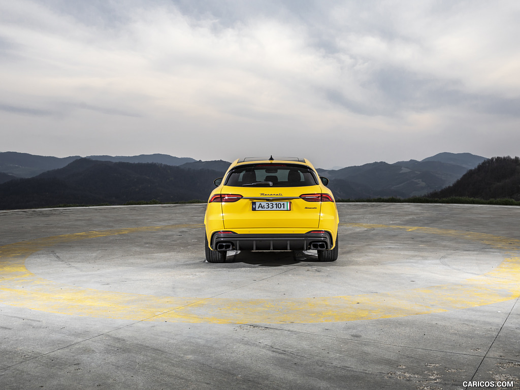 2023 Maserati Grecale Trofeo (Color: Giallo Corse) - Rear