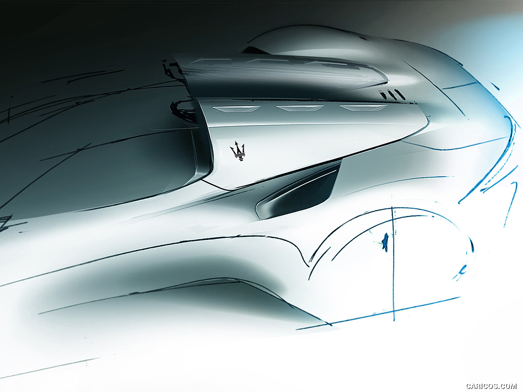 2023 Maserati MC20 Cielo - Design Sketch