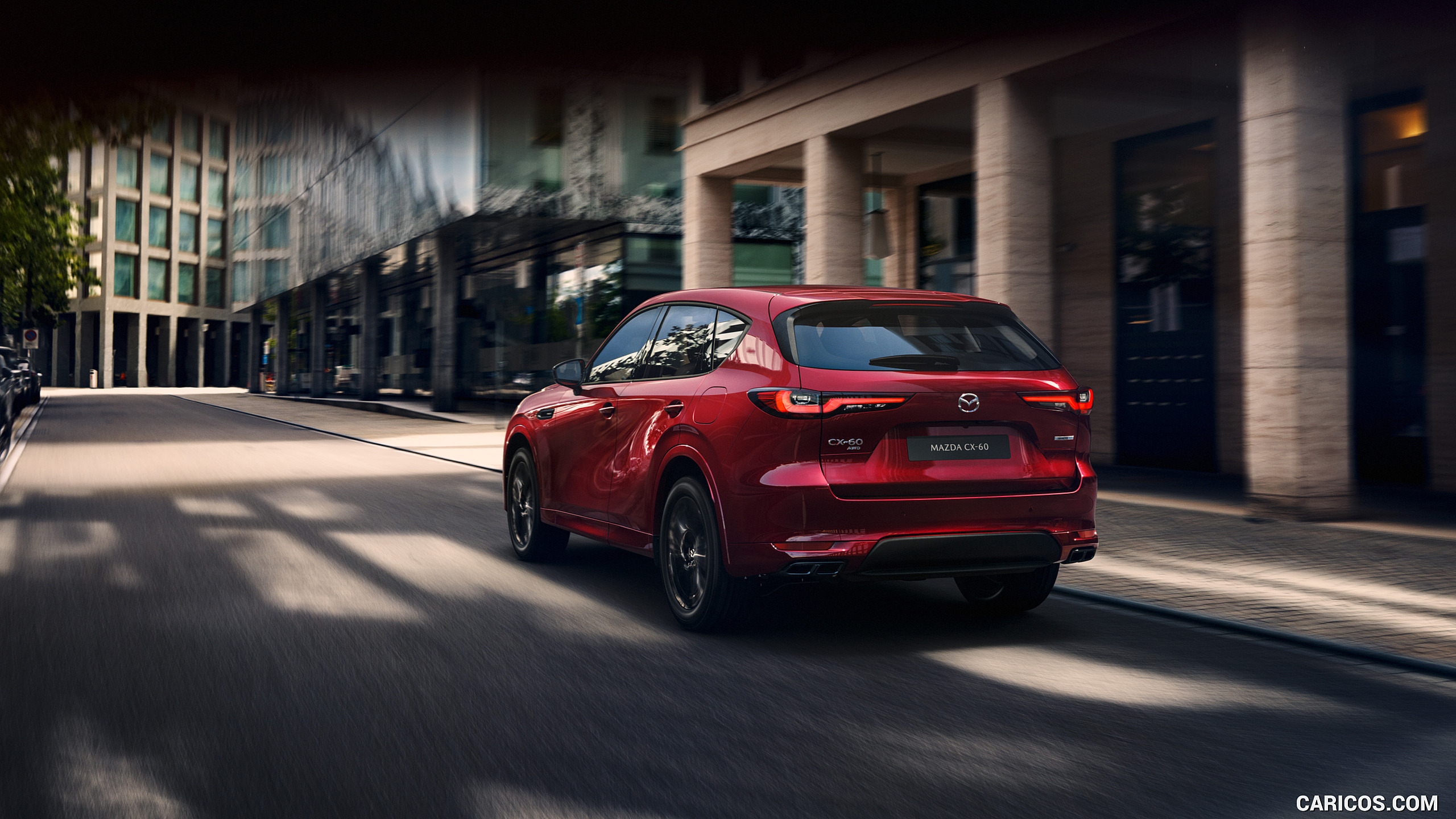 2023 Mazda CX-60 PHEV - Rear Three-Quarter, #15 of 473