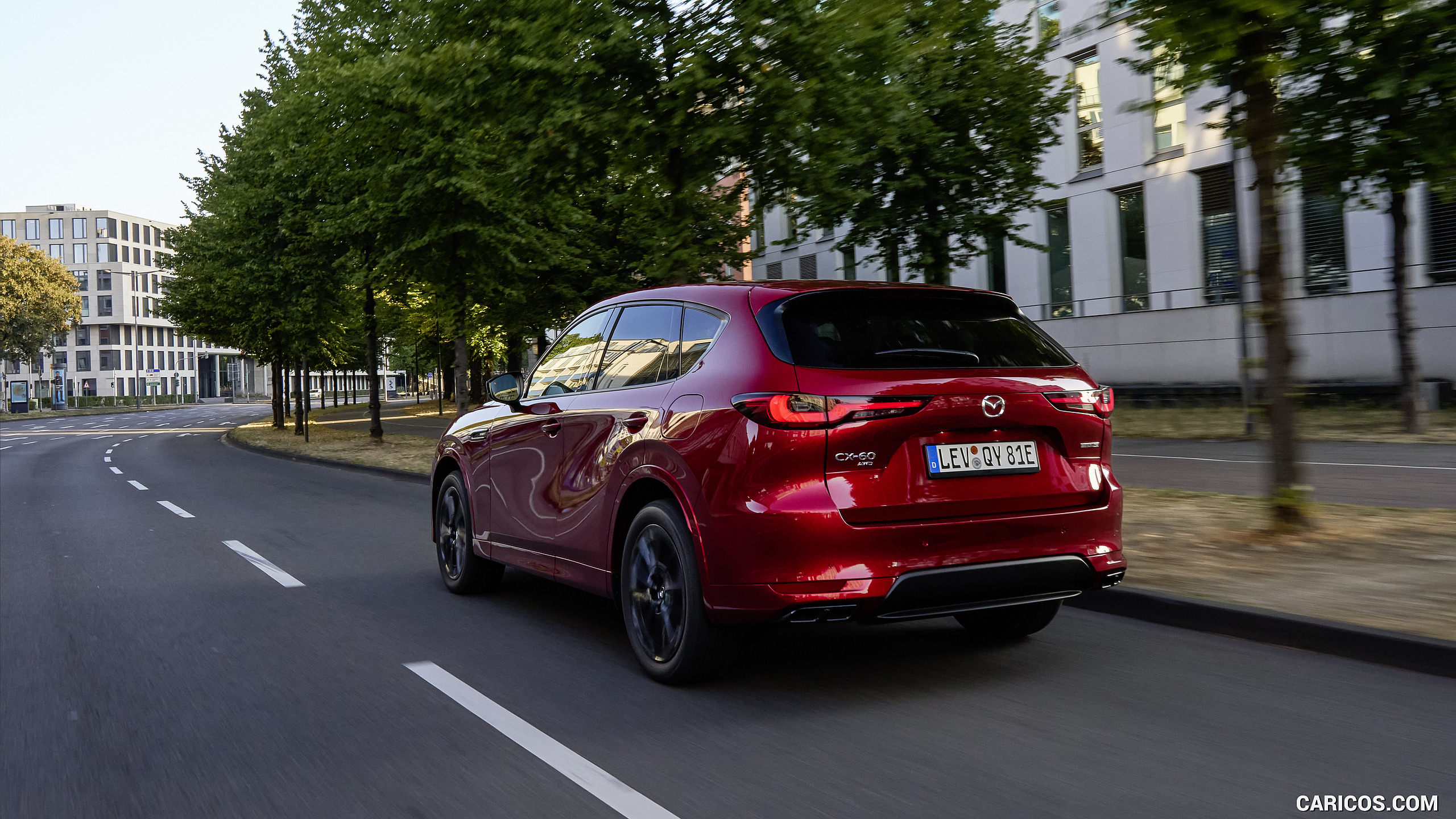 2023 Mazda CX-60 PHEV - Rear Three-Quarter, #188 of 473