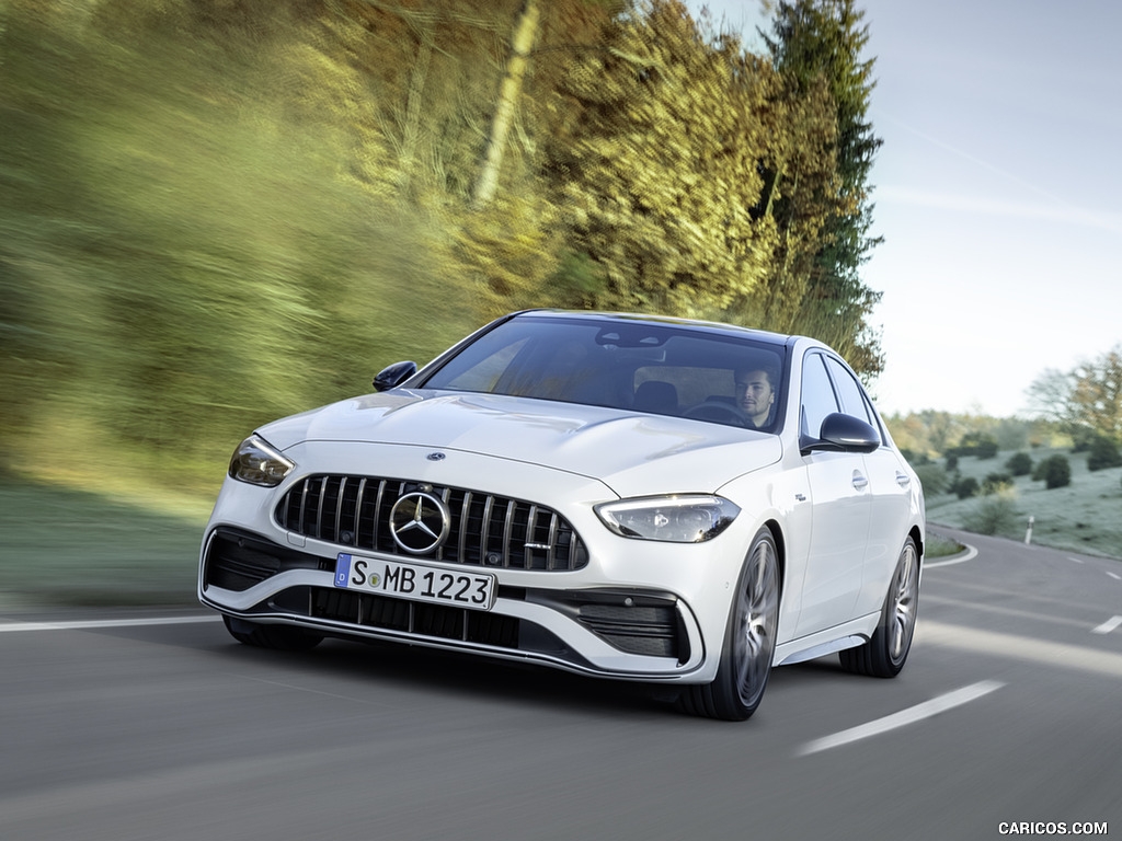 2023 Mercedes-AMG C 43 4MATIC (Color: Opalite White) - Front