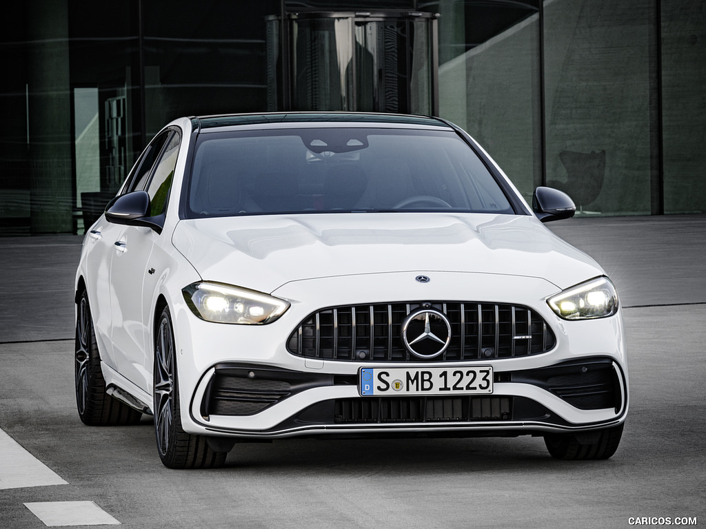 2023 Mercedes-AMG C 43 4MATIC (Color: Opalite White) - Front