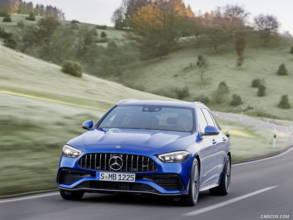 2023 Mercedes-AMG C 43 Estate 4MATIC T-Modell (Color: Spectral Blue) - Front