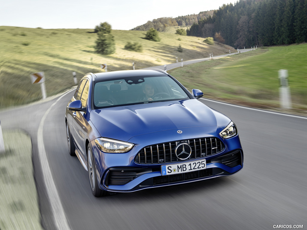 2023 Mercedes-AMG C 43 Estate 4MATIC T-Modell (Color: Spectral Blue) - Front