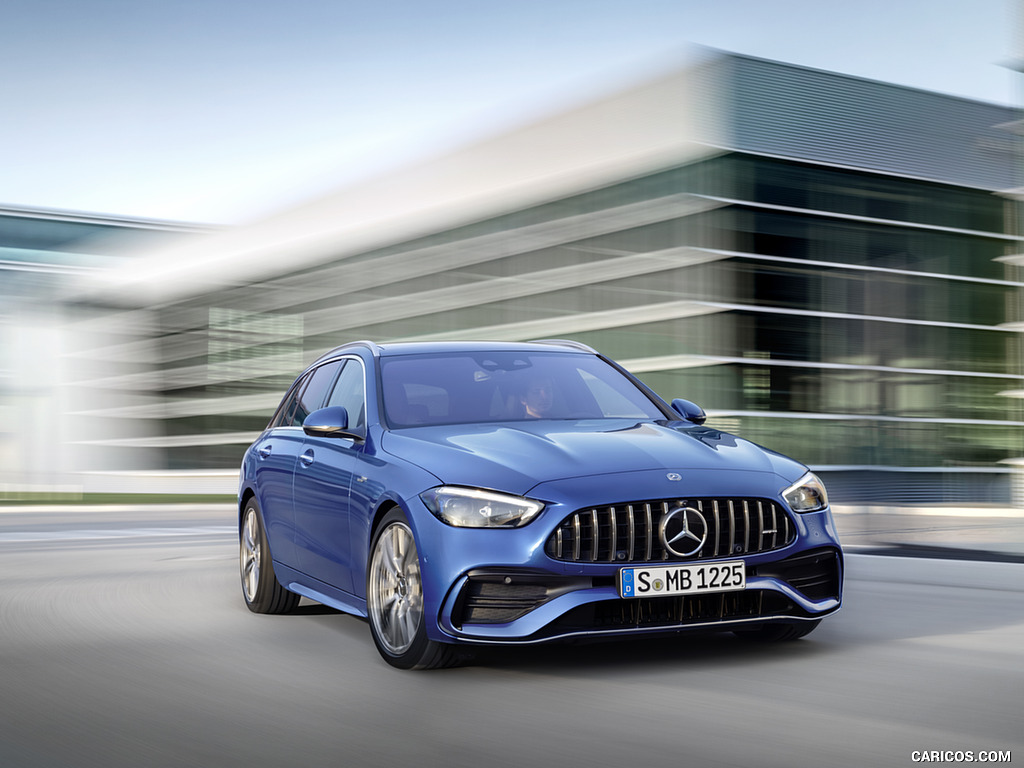 2023 Mercedes-AMG C 43 Estate 4MATIC T-Modell (Color: Spectral Blue) - Front