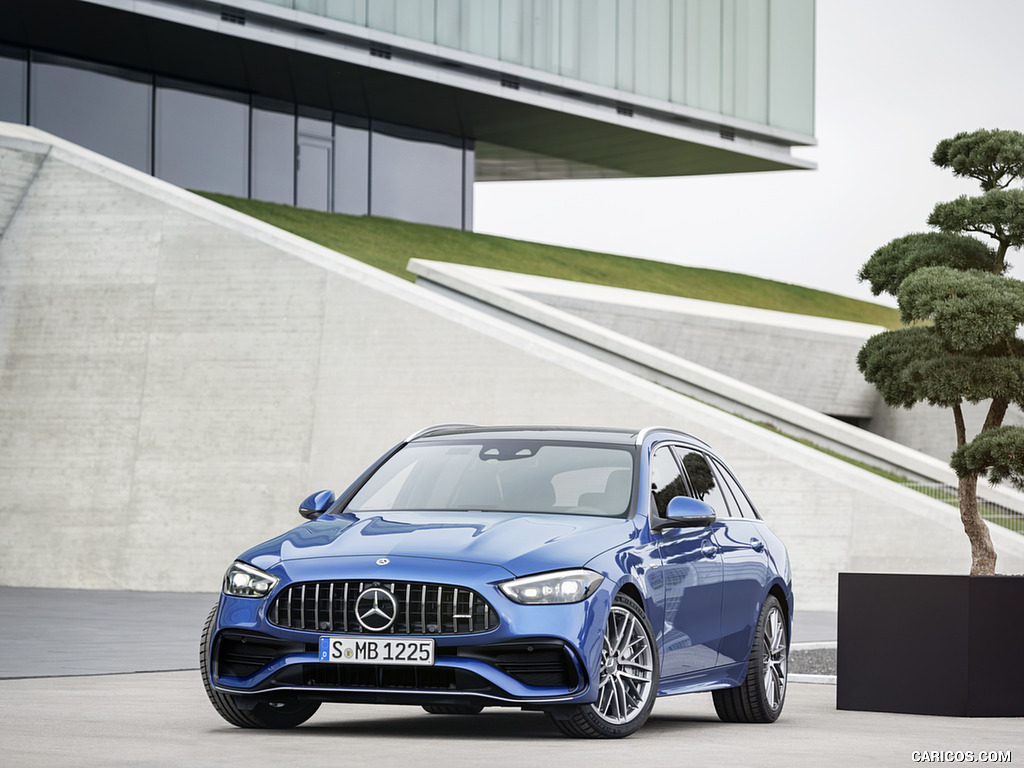 2023 Mercedes-AMG C 43 Estate 4MATIC T-Modell (Color: Spectral Blue) - Front