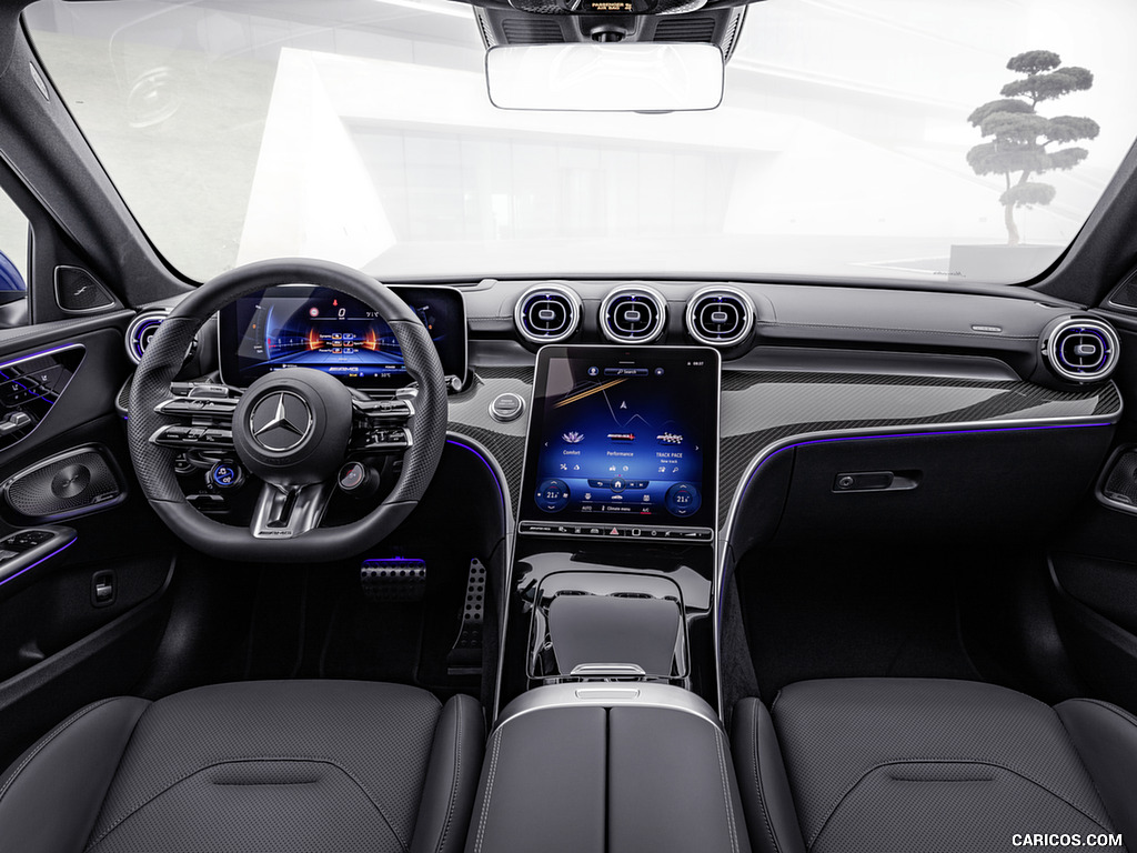 2023 Mercedes-AMG C 43 Estate 4MATIC T-Modell (Color: Spectral Blue) - Interior, Cockpit