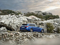2023 Mercedes-AMG C 63 S E Performance Estate (Color: Spectral Blue Metallic) - Rear Three-Quarter