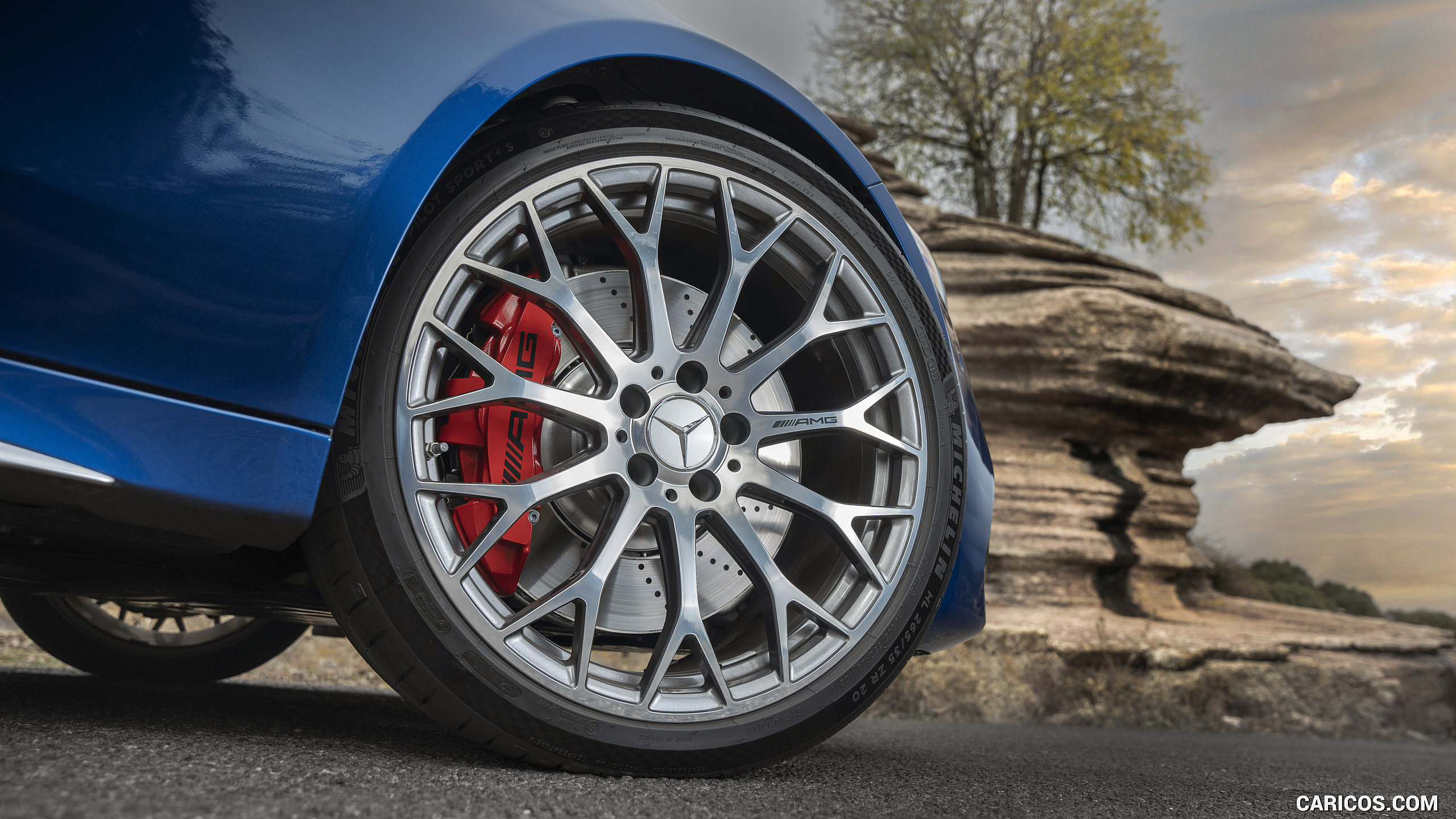 2023 Mercedes-AMG C 63 S E Performance Estate (Color: Spectral Blue Metallic) - Wheel, #51 of 81