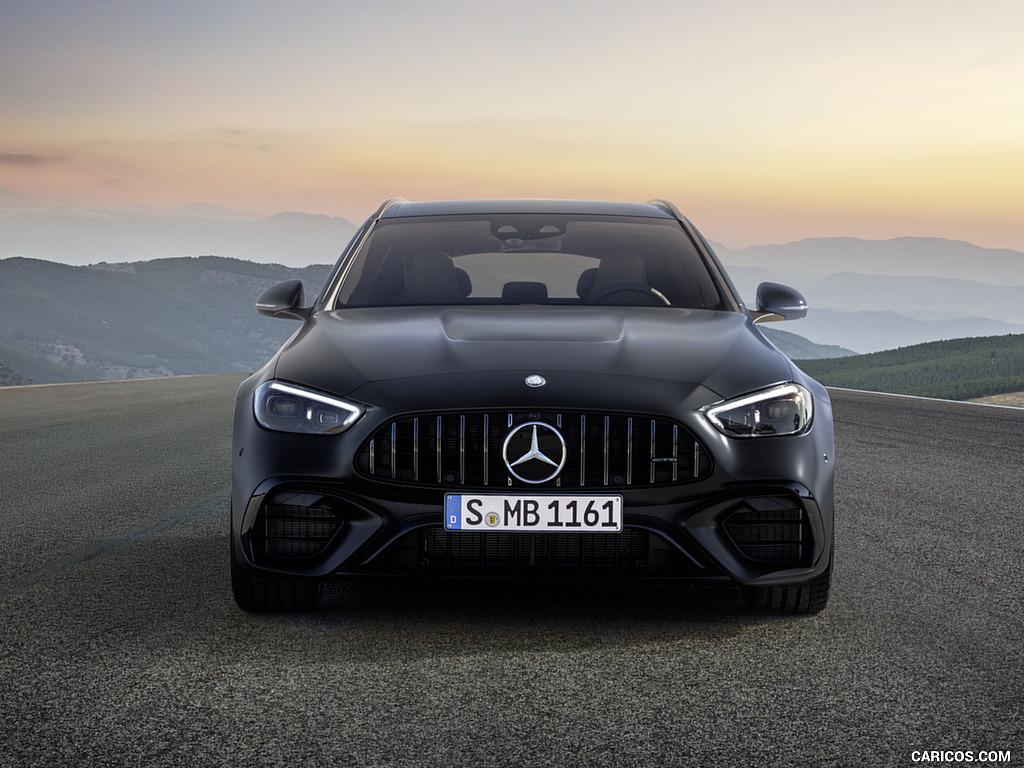 2023 Mercedes-AMG C 63 S E Performance Estate (Color: Graphite Grey Magno) - Front