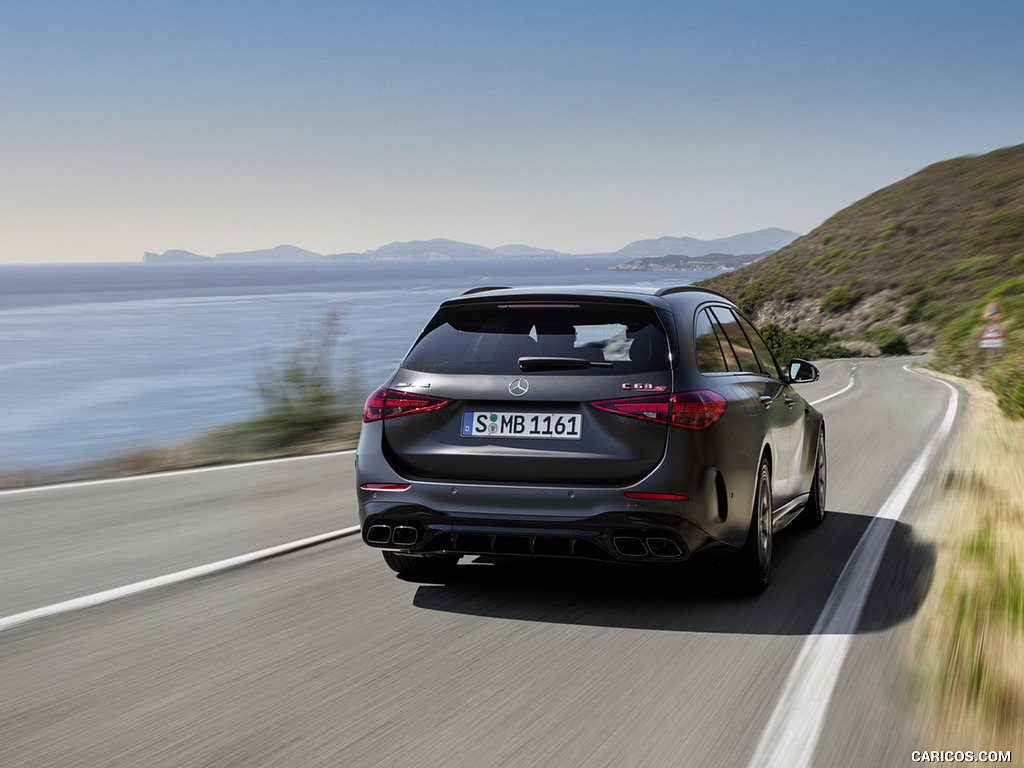 2023 Mercedes-AMG C 63 S E Performance Estate (Color: Graphite Grey Magno) - Rear