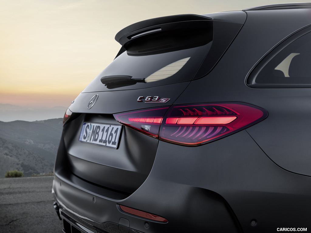 2023 Mercedes-AMG C 63 S E Performance Estate (Color: Graphite Grey Magno) - Rear