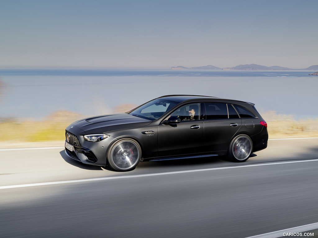 2023 Mercedes-AMG C 63 S E Performance Estate (Color: Graphite Grey Magno) - Side