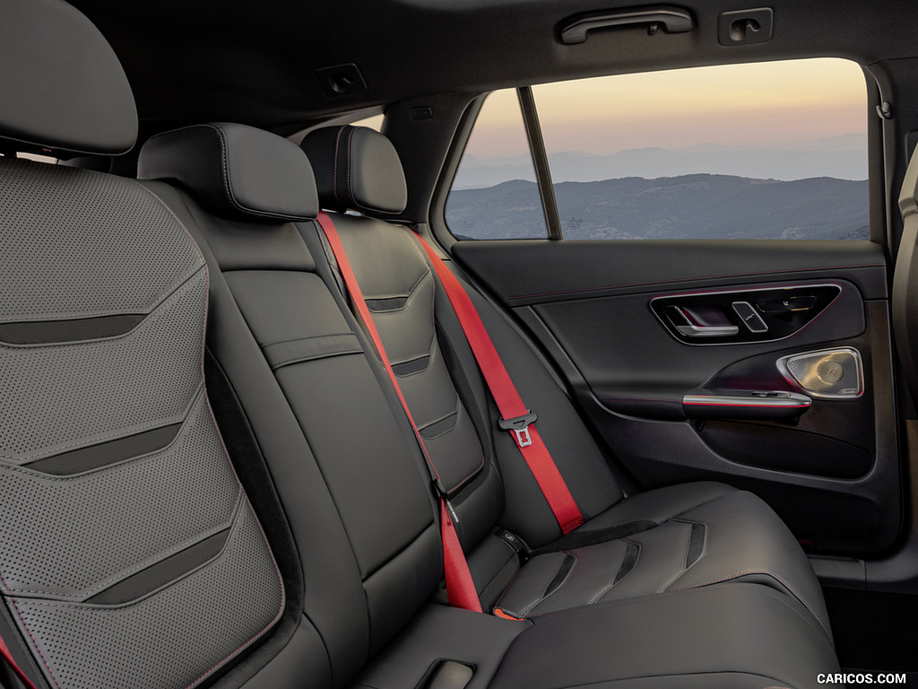 2023 Mercedes-AMG C 63 S E Performance Estate - Interior, Rear Seats