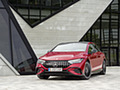2023 Mercedes-AMG EQE 43 4MATIC (Color: MANUFAKTUR hyacinth red) - Front Three-Quarter