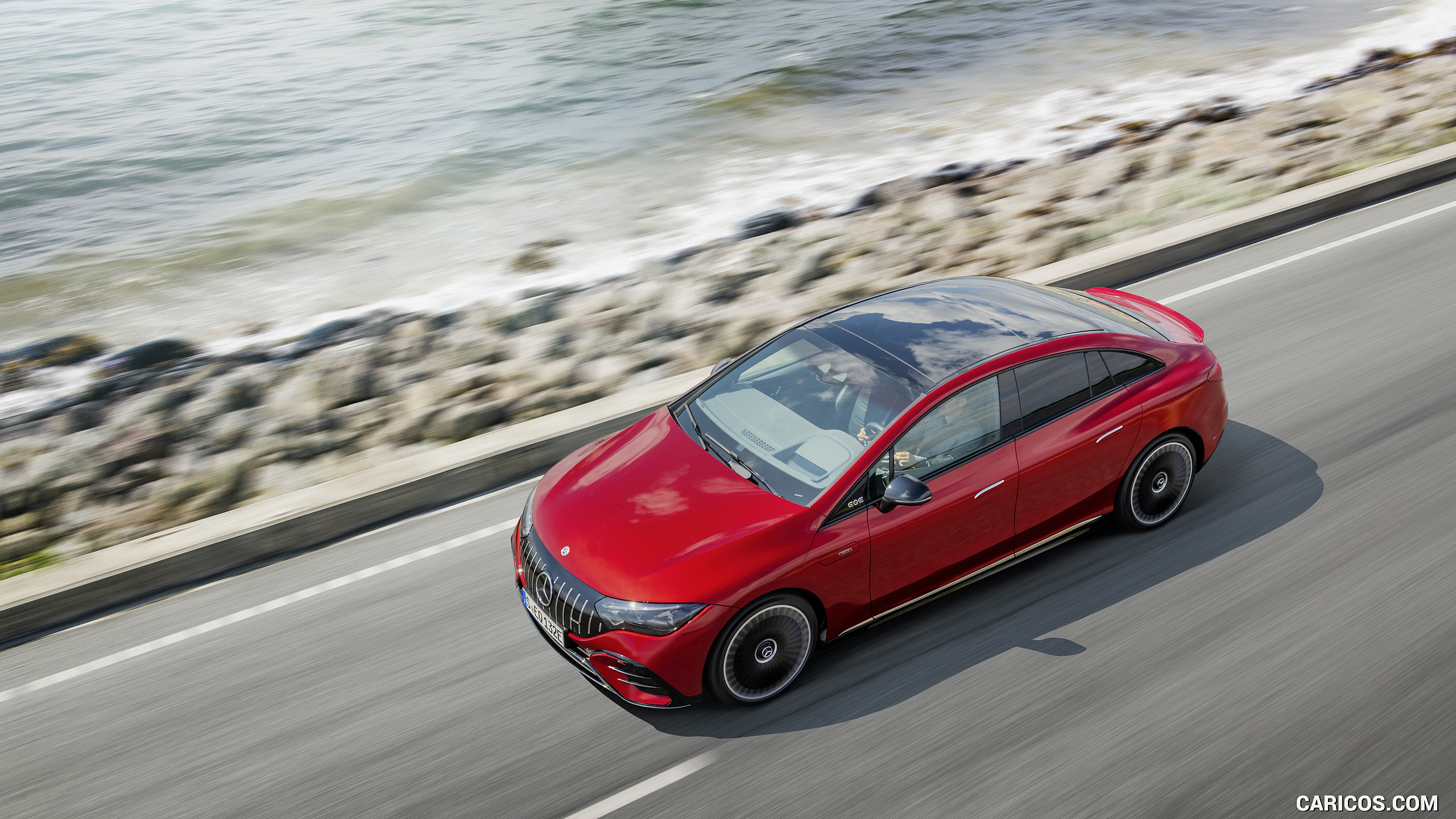 2023 Mercedes-AMG EQE 43 4MATIC (Color: MANUFAKTUR hyacinth red) - Top, #43 of 239