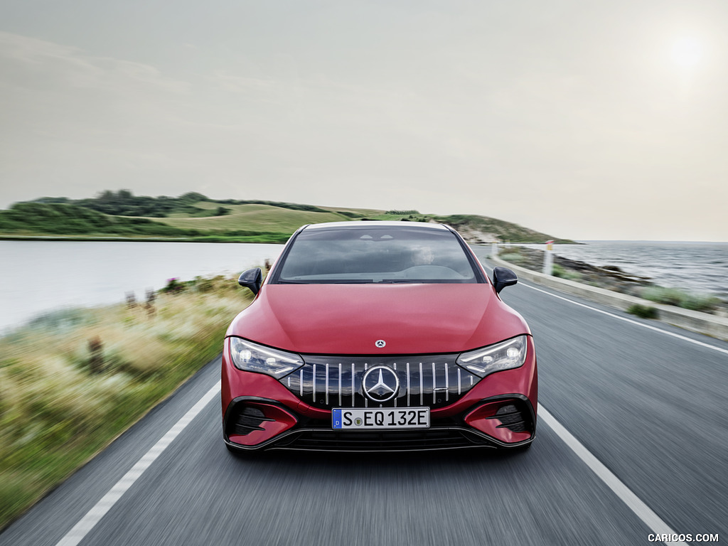 2023 Mercedes-AMG EQE 43 4MATIC (Color: MANUFAKTUR hyacinth red) - Front