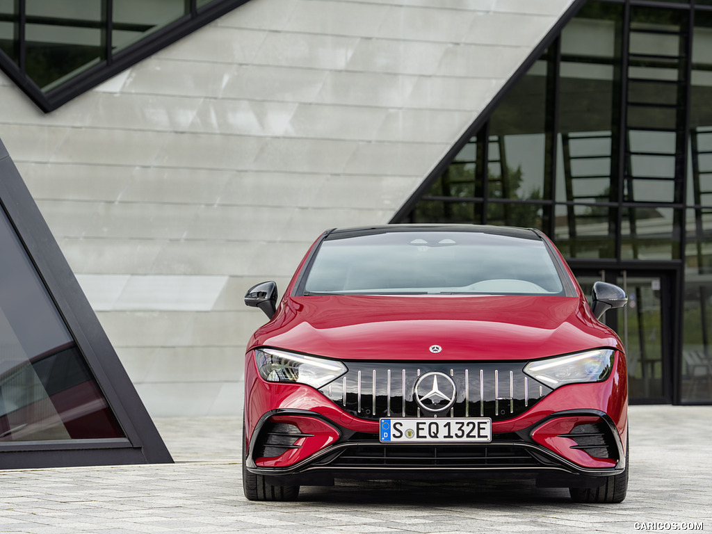 2023 Mercedes-AMG EQE 43 4MATIC (Color: MANUFAKTUR hyacinth red) - Front